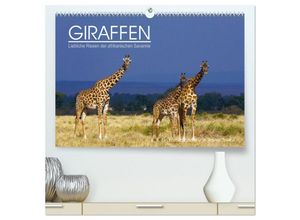 9783435670000 - GIRAFFEN - Liebliche Riesen der afrikanischen Savanne (hochwertiger Premium Wandkalender 2025 DIN A2 quer) Kunstdruck in Hochglanz