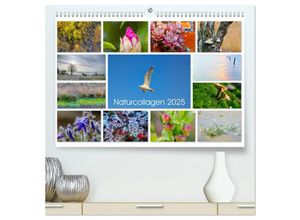 9783435670857 - Naturcollagen 2025 (hochwertiger Premium Wandkalender 2025 DIN A2 quer) Kunstdruck in Hochglanz