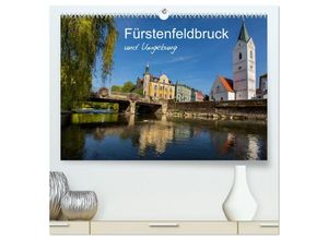 9783435672905 - Fürstenfeldbruck und Umgebung (hochwertiger Premium Wandkalender 2025 DIN A2 quer) Kunstdruck in Hochglanz