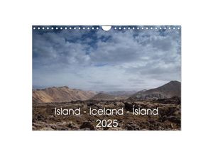 9783435673186 - Island - Iceland - Ísland (Wandkalender 2025 DIN A4 quer) CALVENDO Monatskalender