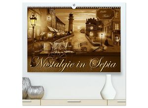 9783435673445 - Nostalgie in Sepia (hochwertiger Premium Wandkalender 2025 DIN A2 quer) Kunstdruck in Hochglanz