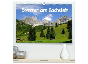 9783435673483 - Sommer am Dachstein (hochwertiger Premium Wandkalender 2025 DIN A2 quer) Kunstdruck in Hochglanz