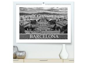 9783435673933 - Barcelona Photografien in Schwarz   Weiß (hochwertiger Premium Wandkalender 2025 DIN A2 quer) Kunstdruck in Hochglanz