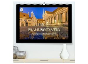 9783435674220 - BRAUNSCHWEIG - Abendliche Impressionen (hochwertiger Premium Wandkalender 2025 DIN A2 quer) Kunstdruck in Hochglanz