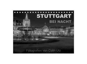 9783435674411 - Stuttgart bei Nacht (Tischkalender 2025 DIN A5 quer) CALVENDO Monatskalender