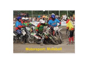 9783435674596 - Motorsport Motoball (Wandkalender 2025 DIN A2 quer) CALVENDO Monatskalender