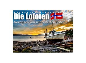 9783435675517 - Die Lofoten - Norwegen von seiner besten Seite (Tischkalender 2025 DIN A5 quer) CALVENDO Monatskalender