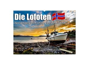 9783435675999 - Die Lofoten - Norwegen von seiner besten Seite (Wandkalender 2025 DIN A2 quer) CALVENDO Monatskalender