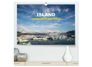 9783435677511 - Island - Landschaft und Natur (hochwertiger Premium Wandkalender 2025 DIN A2 quer) Kunstdruck in Hochglanz