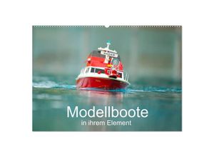 9783435677788 - Modellboote in ihrem Element (Wandkalender 2025 DIN A2 quer) CALVENDO Monatskalender