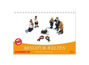 9783435678037 - MINIATUR-WELTEN (Tischkalender 2025 DIN A5 quer) CALVENDO Monatskalender