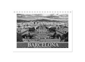 9783435680368 - Barcelona Photografien in Schwarz   Weiß (Tischkalender 2025 DIN A5 quer) CALVENDO Monatskalender