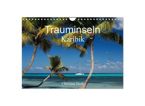 9783435680573 - Trauminseln Karibik Christian Heeb (Wandkalender 2025 DIN A4 quer) CALVENDO Monatskalender