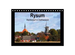 9783435680924 - Rysum - Warfendorf in Ostfriesland (Tischkalender 2025 DIN A5 quer) CALVENDO Monatskalender