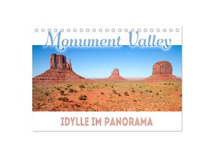 9783435680979 - MONUMENT VALLEY Idylle im Panorama (Tischkalender 2025 DIN A5 quer) CALVENDO Monatskalender