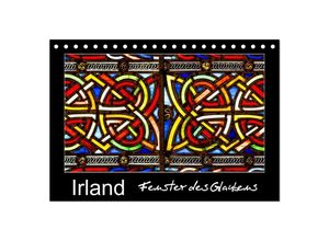 9783435681099 - IRLAND - Fenster des Glaubens (Tischkalender 2025 DIN A5 quer) CALVENDO Monatskalender