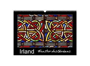 9783435681846 - IRLAND - Fenster des Glaubens (Wandkalender 2025 DIN A3 quer) CALVENDO Monatskalender