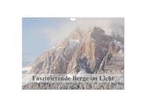 9783435681976 - Faszinierende Berge im Licht (Wandkalender 2025 DIN A4 quer) CALVENDO Monatskalender