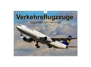 9783435682041 - Verkehrsflugzeuge (Wandkalender 2025 DIN A4 quer) CALVENDO Monatskalender