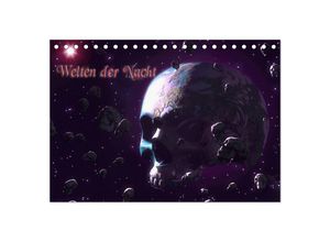 9783435682195 - Welten der Nacht - Gothic und Dark Art (Tischkalender 2025 DIN A5 quer) CALVENDO Monatskalender