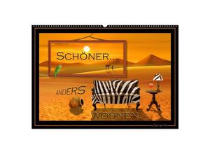 9783435682447 - Schöner ANDERS wohnen (Wandkalender 2025 DIN A2 quer) CALVENDO Monatskalender