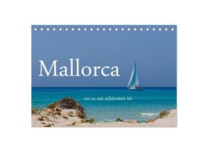 9783435682690 - Mallorca wo es am schönsten ist (Tischkalender 2025 DIN A5 quer) CALVENDO Monatskalender