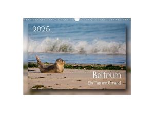 9783435683352 - Baltrum - Ein Tag am Strand (Wandkalender 2025 DIN A3 quer) CALVENDO Monatskalender