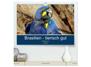 9783435685400 - Brasilien tierisch gut 2025 (hochwertiger Premium Wandkalender 2025 DIN A2 quer) Kunstdruck in Hochglanz