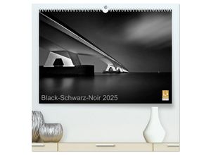 9783435685462 - Black-Schwarz-Noir 2025 (hochwertiger Premium Wandkalender 2025 DIN A2 quer) Kunstdruck in Hochglanz