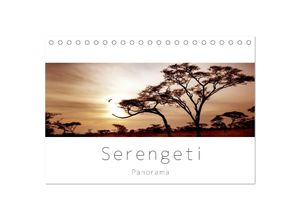 9783435686162 - Serengeti Panorama (Tischkalender 2025 DIN A5 quer) CALVENDO Monatskalender