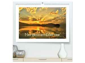 9783435688661 - Morgens am Edersee (hochwertiger Premium Wandkalender 2025 DIN A2 quer) Kunstdruck in Hochglanz