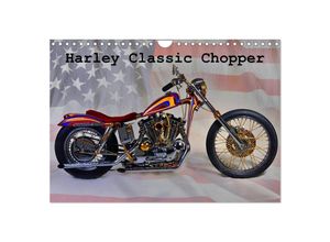 9783435689200 - Harley Classic Chopper (Wandkalender 2025 DIN A4 quer) CALVENDO Monatskalender