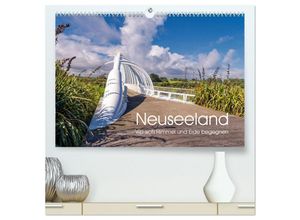 9783435689408 - Neuseeland - Wo sich Himmel und Erde begegnen (hochwertiger Premium Wandkalender 2025 DIN A2 quer) Kunstdruck in Hochglanz