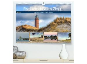 9783435689743 - Fischland Darß Zingst - Die Halbinsel an der Ostsee (hochwertiger Premium Wandkalender 2025 DIN A2 quer) Kunstdruck in Hochglanz