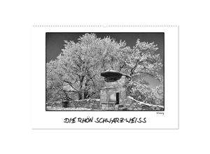 9783435690084 - RHÖN SCHWARZ-WEISS (Wandkalender 2025 DIN A2 quer) CALVENDO Monatskalender