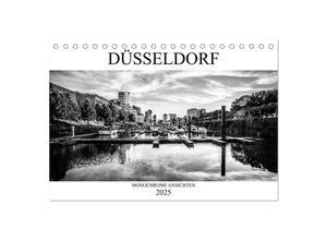 9783435690916 - DÜSSELDORF MONOCHROME ANSICHTEN (Tischkalender 2025 DIN A5 quer) CALVENDO Monatskalender