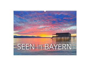 9783435691586 - Seen in Bayern (Wandkalender 2025 DIN A2 quer) CALVENDO Monatskalender