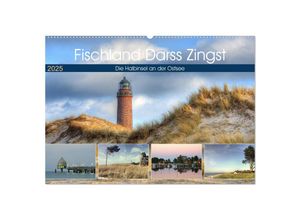 9783435693801 - Fischland Darß Zingst - Die Halbinsel an der Ostsee (Wandkalender 2025 DIN A2 quer) CALVENDO Monatskalender