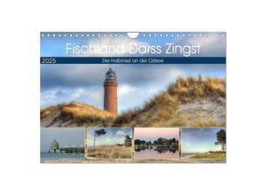 9783435694624 - Fischland Darß Zingst - Die Halbinsel an der Ostsee (Wandkalender 2025 DIN A4 quer) CALVENDO Monatskalender