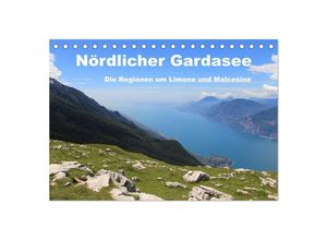 9783435695270 - Nördlicher Gardasee - Die Regionen um Limone und Malcesine (Tischkalender 2025 DIN A5 quer) CALVENDO Monatskalender