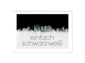 9783435696079 - einfach schwarz-weiß (Wandkalender 2025 DIN A4 quer) CALVENDO Monatskalender