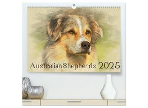 9783435696499 - Australian Shepherds 2025 (hochwertiger Premium Wandkalender 2025 DIN A2 quer) Kunstdruck in Hochglanz