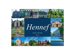 9783435696550 - Hennef - Stadt der 100 Dörfer (Tischkalender 2025 DIN A5 quer) CALVENDO Monatskalender