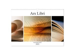 9783435696901 - Ars Libri - Kunstwerk Buch (Wandkalender 2025 DIN A3 quer) CALVENDO Monatskalender