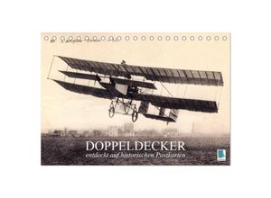 9783435697656 - Doppeldecker entdeckt auf historischen Postkarten (Tischkalender 2025 DIN A5 quer) CALVENDO Monatskalender