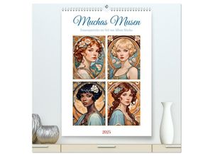 9783435698080 - Muchas Musen (hochwertiger Premium Wandkalender 2025 DIN A2 hoch) Kunstdruck in Hochglanz
