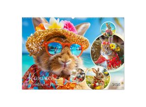 9783435698387 - Kaninchen auf modischer Mission (Wandkalender 2025 DIN A2 quer) CALVENDO Monatskalender