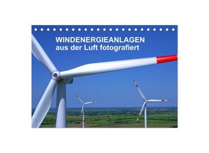 9783435699612 - Windkraftanlagen aus der Luft fotografiert (Tischkalender 2025 DIN A5 quer) CALVENDO Monatskalender