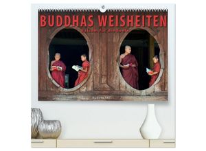 9783435700226 - BUDDHAS WEISHEITEN - Balsam für die Seele (hochwertiger Premium Wandkalender 2025 DIN A2 quer) Kunstdruck in Hochglanz