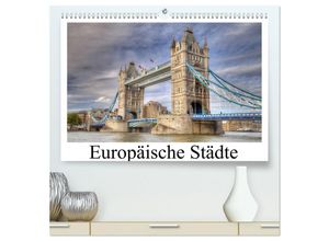 9783435700561 - Europäische Städte (hochwertiger Premium Wandkalender 2025 DIN A2 quer) Kunstdruck in Hochglanz